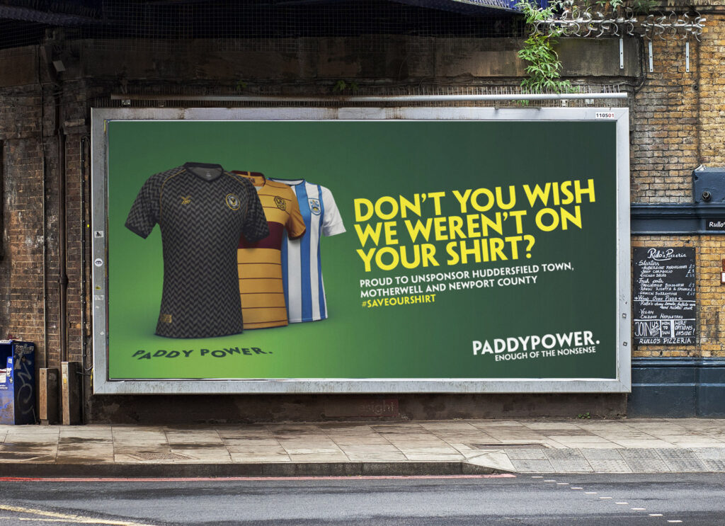 Paddy Power Save Our Shirt