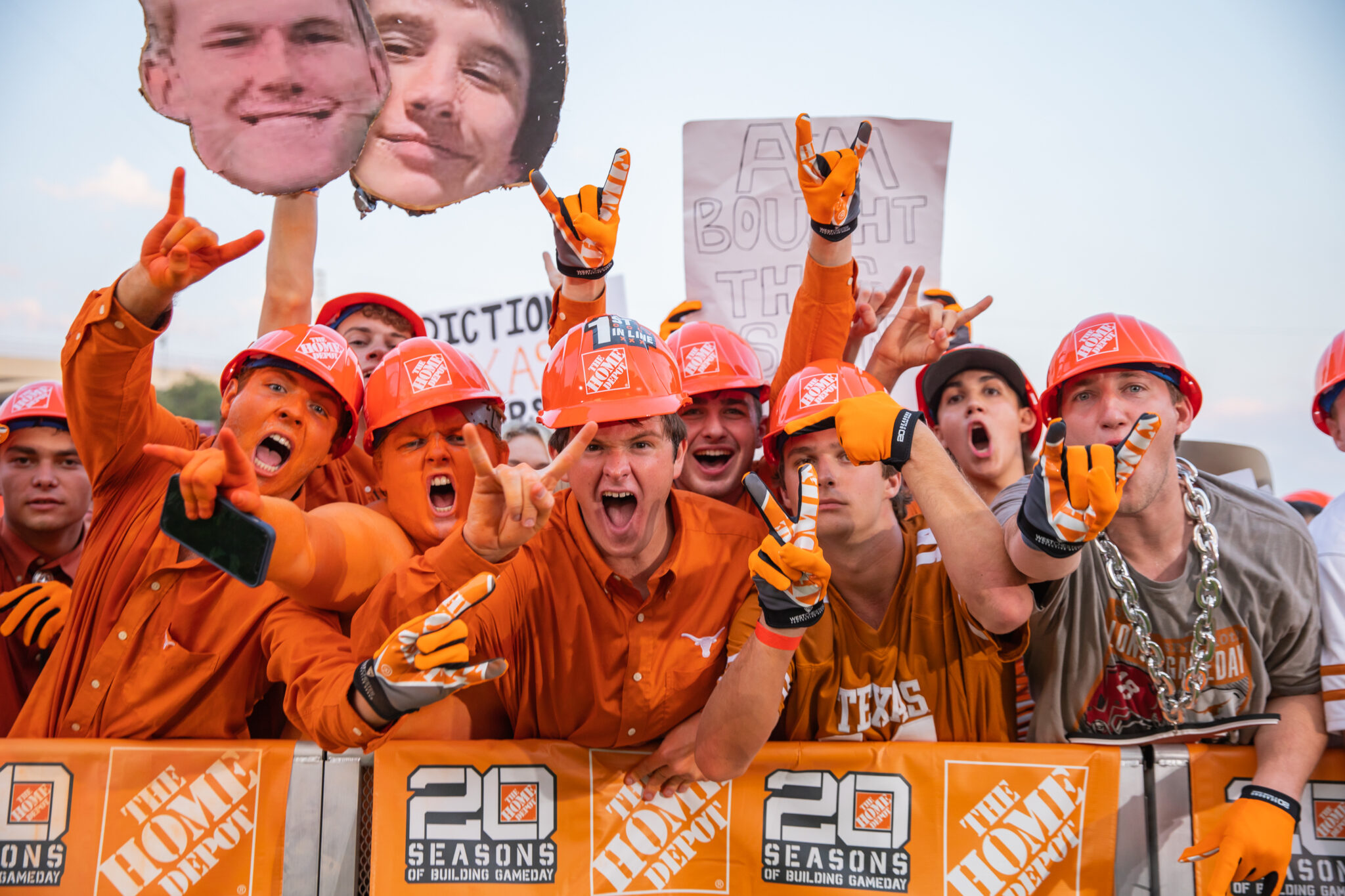 The home depot college gameday built by the home depot octagon